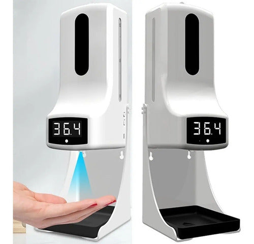 Termómetro Dispensador De Alcohol Gel Automático Pared