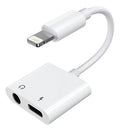 Adapt Lightning iPhone Cargador Y Audifonos Jack 3.5mm