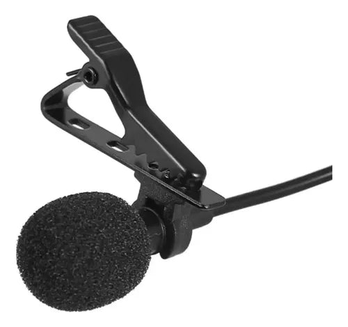 Micrófono Lavalier Omnidireccional Zhs Solapa Para Celulares 1.5m Negro