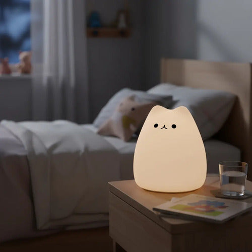 Lámpara De Noche De Silicona Espanta Cuco Squishy Animales
