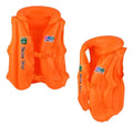Chaleco Salvavidas Niños Flotador Inflable Seguridad Naranja Claro S