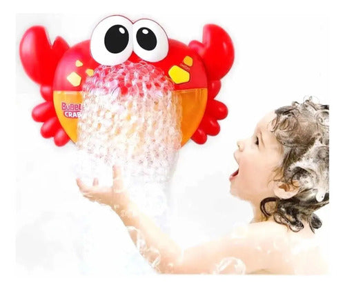 Juguete Cangrejo Burbujas De Baño Tina Para Bebes Ducha Bañera