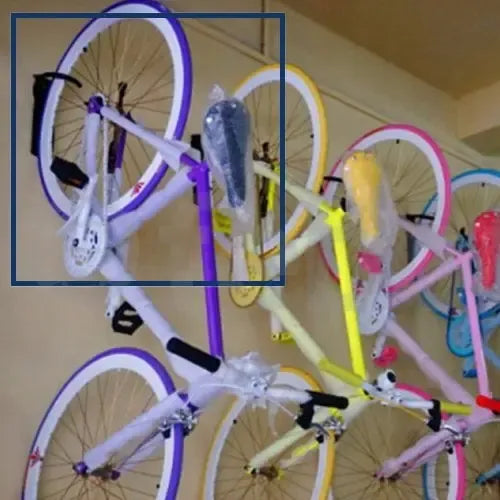 Soporte Vertical Gancho Para Bicicleta Soporte Colgador Negro
