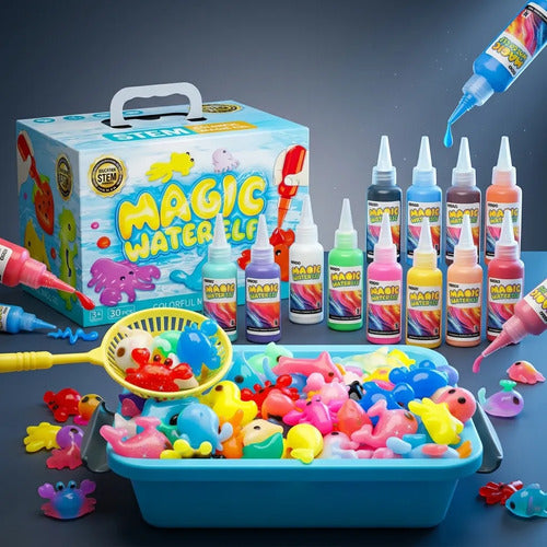 Kit Elfo Agua Mágico Magic Water Elf Sensorial 12 Geles Gris