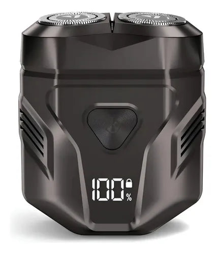 Mini Afeitadora Metal Eléctrica Recargable Portátil Viajes Negro