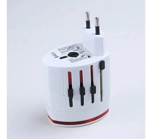 Adaptador De Corriente De Viaje Universal Usb Doble Puerto