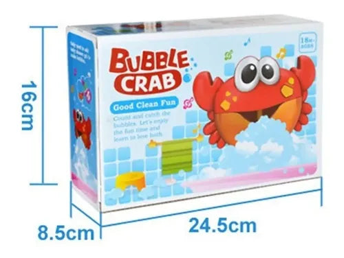 Juguete Cangrejo Burbujas De Baño Tina Para Bebes Ducha Bañera