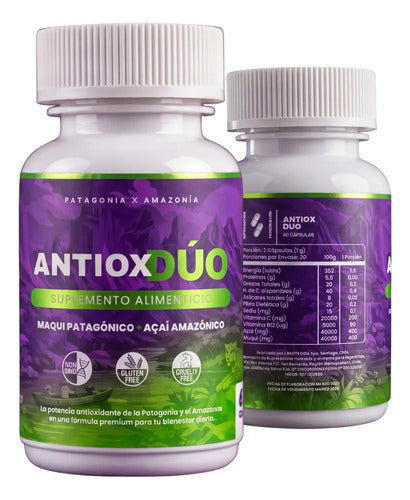 Açai Maqui Regenerador Celular Vitamina C B12 Suplemento Nat Açai - Maqui