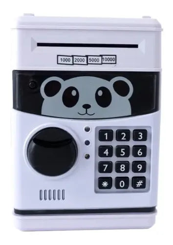 Alcancía Mini Caja Fuerte De Ahorro Automática Con Diseño