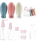 Set Kit De Envases Vacíos Para Viaje Dispensador Líquidos