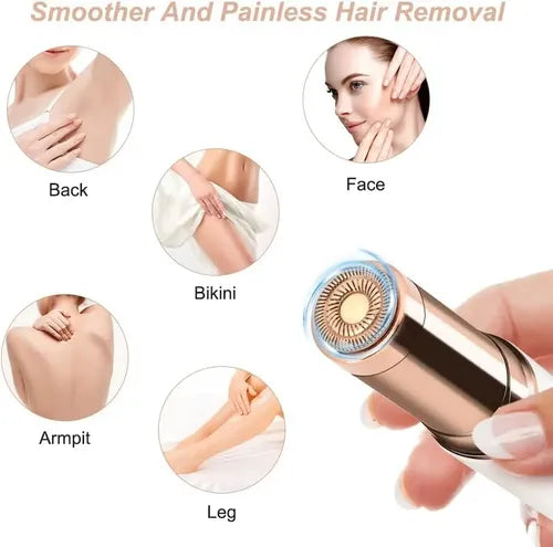 Depiladora De Vello Facial Para Mujer Recargable Usb Blanco