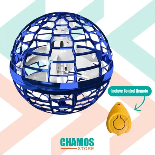 Pelota Voladora Flynova Pro Luz Rgb Flying Ball