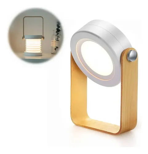 Linterna Lámpara De Mesa Plegable Retráctil Portátil Amarillo