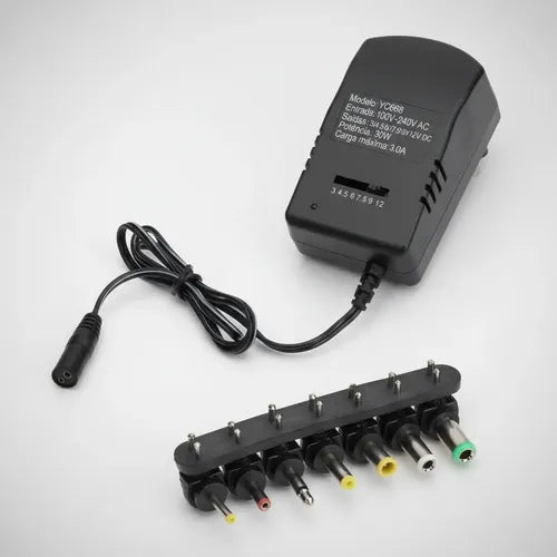 Cargador Universal 12v Regulable De 3v A 12v Fuente De Poder