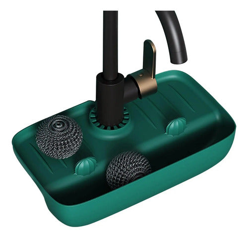 Organizador Escurridor Multiusos Esponja Soporte Utensilios.