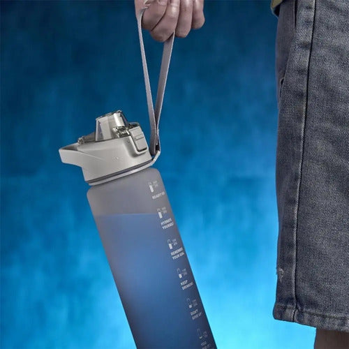 Botella De Agua Con Medidor Motivacional 1000 Ml