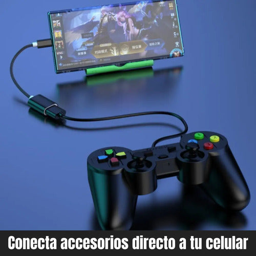 Cable Otg Tipo C De Metal Para Pendrive Mouse Teclado