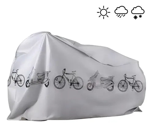 Funda Cubre Bicicleta Funda Bicicleta Cobertora Impermeable Gris