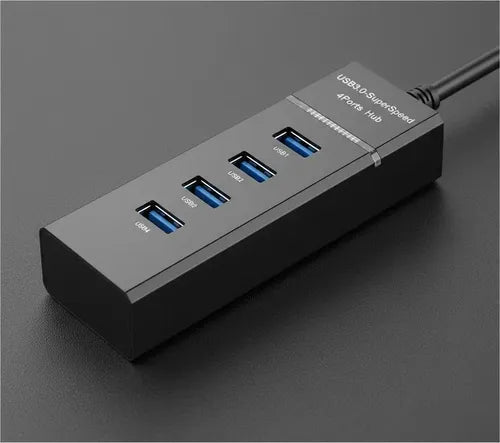 Hub Usb 3.0 4 Puertos 5 Gbps Superspeed Led Indicadores Rohs
