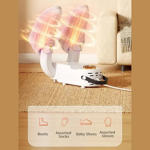 Secador Calentador Desodorizante De Zapatos Eléctrico Blanco