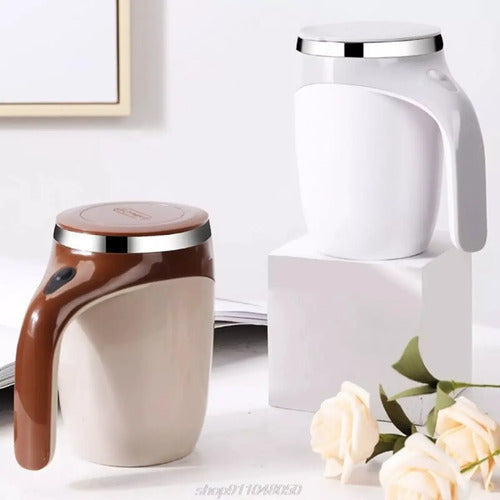 Taza Magnética Automática Acero Inoxidable Mezclador Térmico