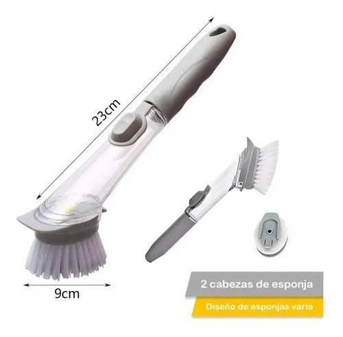 Cepillo De Limpieza Limpia Loza Multifuncional