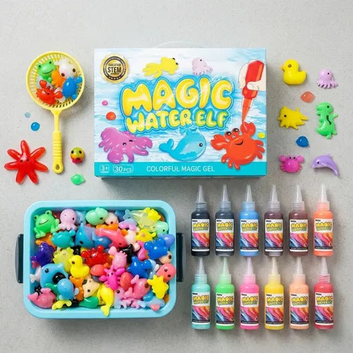 Kit Elfo Agua Mágico Magic Water Elf Sensorial 12 Geles Gris