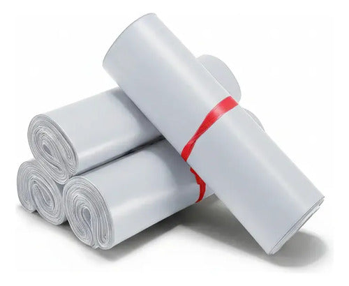 Pack 100 Bolsas Embalaje 60x75cm Courier Sobre Autoadhesivo Blanco 60x75
