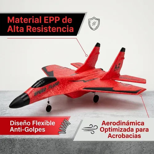 Avión Planeador Acrobático Teledirigido A Control Remoto