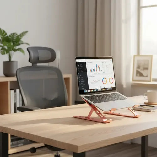 Base Apoyo Soporte Plegable Para Notebook Macbook Y Tablet
