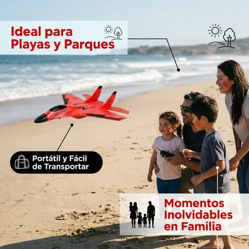 Avión Planeador Acrobático Teledirigido A Control Remoto