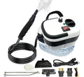 Maquina Vapor Limpiador Manual Alta Potencia Portátil 4 Pzs Blanco