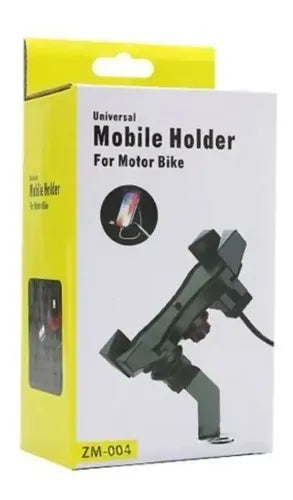 Soporte De Celular Regulable Para Moto Con Cargador Usb