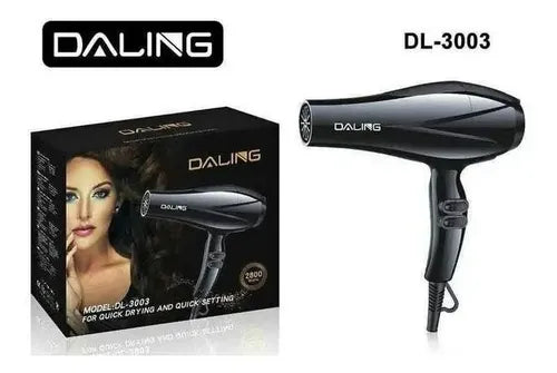 Secador De Cabello 2800w Daling Hair Dryer Negro