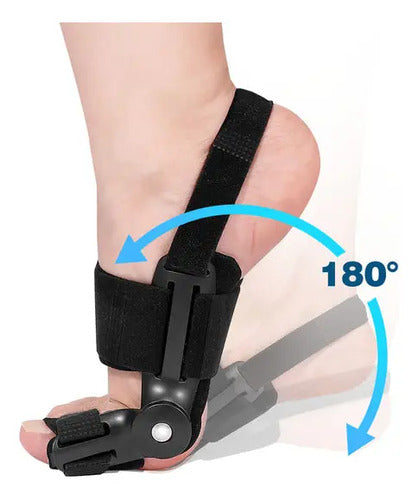 Férula Corrector Juanetes Ajustable Regulable Ortopédico Negro M