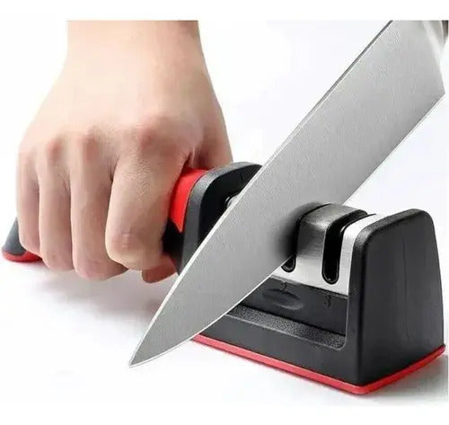Afilador Mohits De Cuchillos Tijeras 3 Etapas Acero
