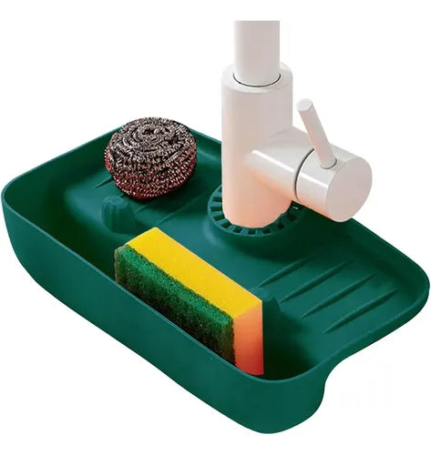 Organizador Escurridor Multiusos Esponja Soporte Utensilios.