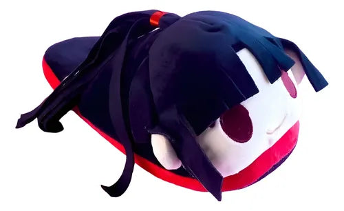 Pantuflas Sango De Inuyasha Cute Kawaii Talla Estándar Negro Unitalla