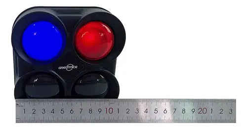 Parlante Bluetooth Portátil Recargable Con Luz Led Negro