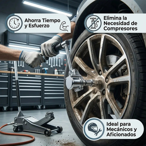 Llave Multiplicadora De Par Multiplicador De Torque 68 Nm Plateado