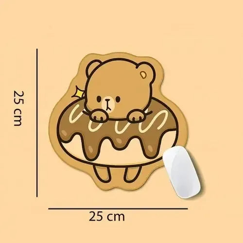 Mouse Pad Diseño Kawaii Animales Alfombrilla Antideslizante