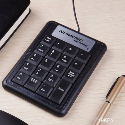 Teclado Númerico Usb Keypad Notebook Pc Negro