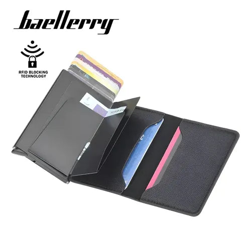 Tarjetero Billetera Hombre Porta Tarjetas Rfid Magic