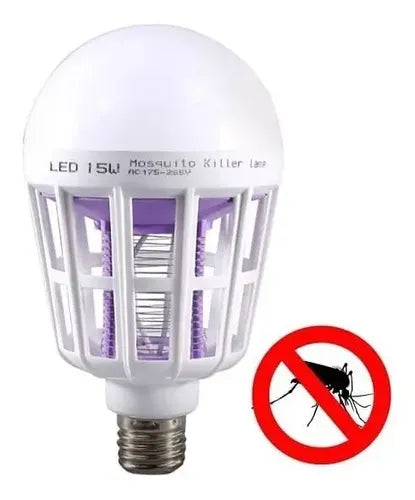 Ampolleta Mata Mosquitos Y Polillas: Repelente Eléctrico Uv Para Interiores E27, Sin Químicos