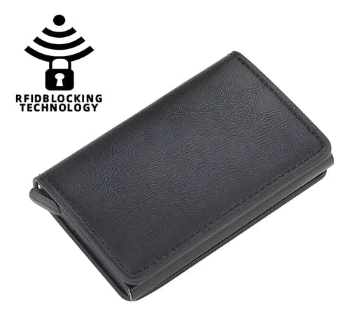 Tarjetero Billetera Hombre Porta Tarjetas Rfid Magic