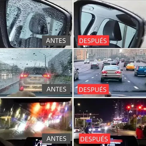 Cepillo Limpiador Vidrio Anti Lluvia Y Niebla Visor Casco