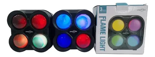Parlante Bluetooth Portátil Recargable Con Luz Led Negro