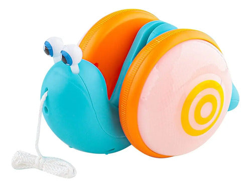 Juguete Interactivo Bebés Y Niños Caracol Arrastre Luces Led