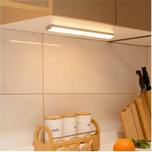 Barra Luz Led Con Sensor Movimiento 21cm Intelligent Light Amarillo