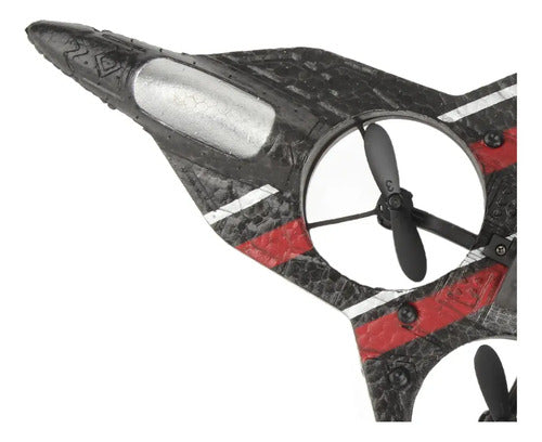 Dron Avión De Combate Con Control Remoto Antigolpes Aero Jet